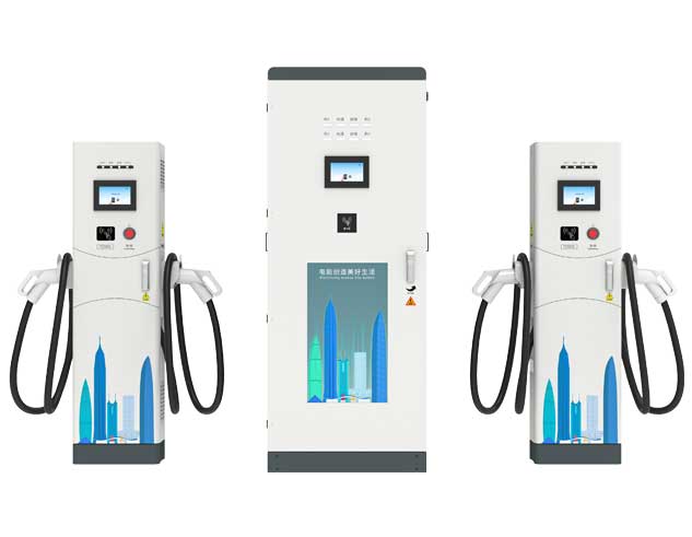 180KW240KW分体四枪直流充电桩